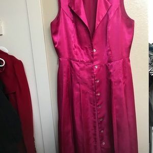 Vintage Satin Dress rockabilly